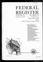 Thumbnail for File:Federal Register 1970-07-24- Vol 35 Iss 143 (IA sim federal-register-find 1970-07-24 35 143).pdf