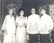 Ferdinand and Imelda Marcos with the Nixons in 1969 Ferdinand and Imelda Marcos with the Nixons.jpg