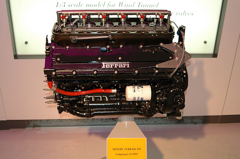 File:Ferrari 041 engine side Museo Ferrari.jpg