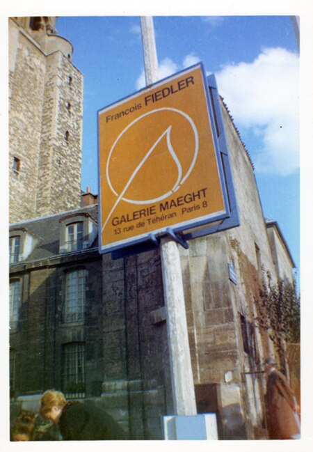 Fiedler exhibition sign