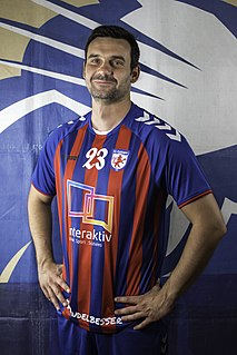 Filip Lazarov Macedonian handball player