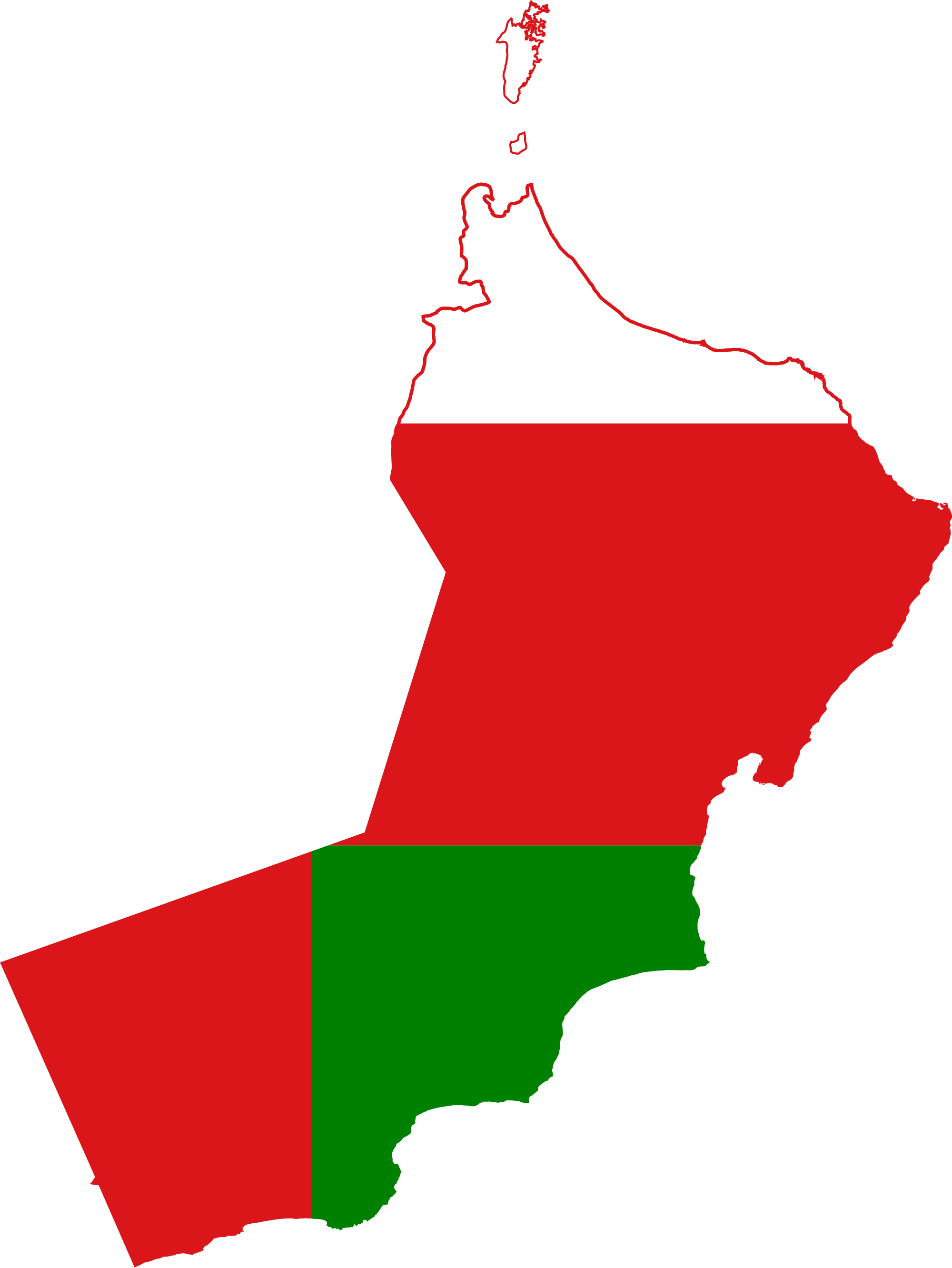 Download Oman Map Flag