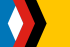 Vlajka města Engels (Rusko, Saratovská oblast) Poměr stran: 2:3