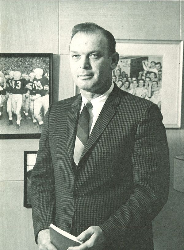 Coach Forest Evashevski