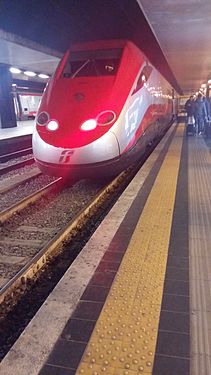 Frecciarossa Train in rome termini