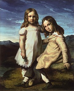 Géricault - Portrait d'Elise et Alfred Dedreux enfants.jpg