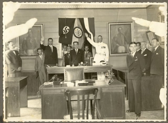 Günther Lütjens in visit to Cali, Colombia 1935
