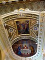 Soffitto della navata maggiore del santuario di Nostra Signora della Guardia, Gattorna, Moconesi, Liguria, Italia