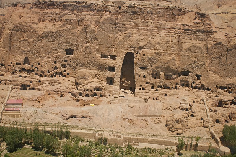 File:Giant standing Buddhas of Bamiyan still cast shadows 120614-A-ZU930-002.jpg