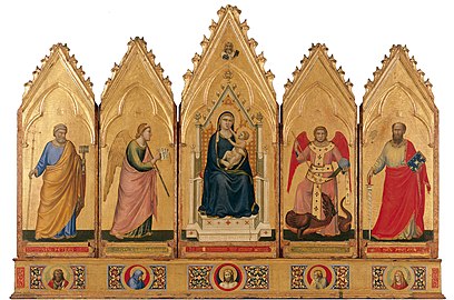 Retabel van Bologna, ca. 1330-1334, gesigneerd, tempera en goud op paneel, Pinacoteca nazionale, Bologna