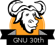 110px Gnu 30 banner without background.svg
