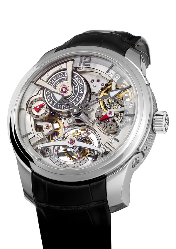 Greubel Forsey Double Tourbillon Technique, an example of which won the 2011 International Chronometry Competition held by the Horological Museum in L