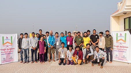 Yoga Session Group photo