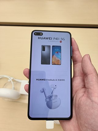 <span class="mw-page-title-main">Huawei P40</span> High-end Android smartphone line by Huawei