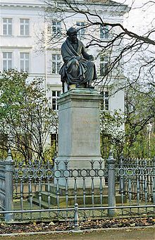 Statue de Hahnemann à Leipzig.