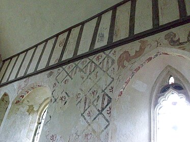 Hailes Church's medieval paintings