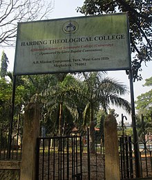 Harding Theological College at Tura, Meghalaya Harding Theological College, Tura.JPG