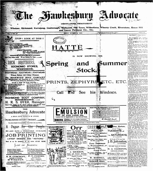 File:Hawkesbury Advocate 6 October 1899.jpg