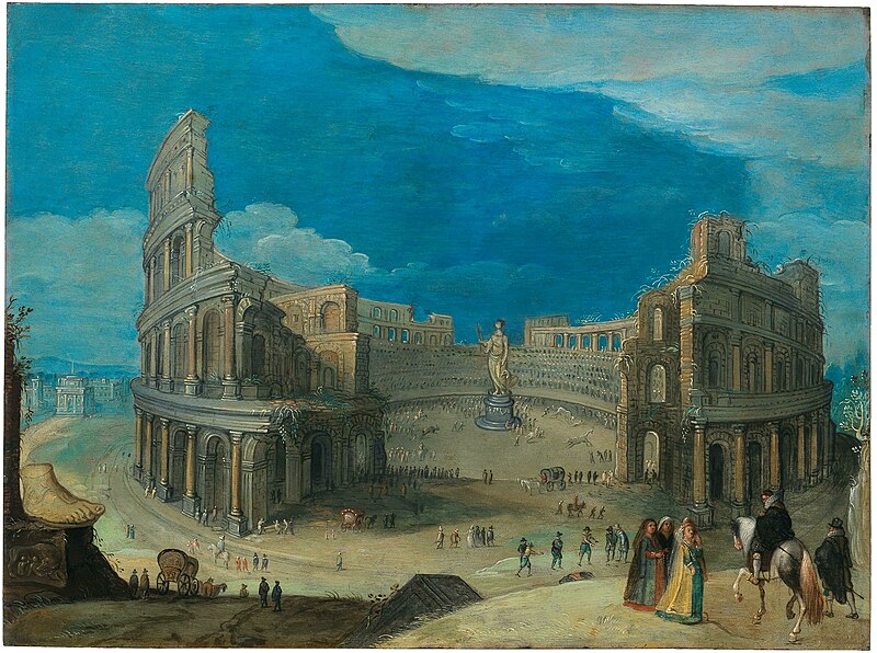 File:Hendrick van Cleve III Colosseum in Rome.jpg