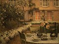 Henri Le Sidaner 1900, La Table dans le jardin blanc à Gerberoy (musée des Beaux-Arts de Gand).