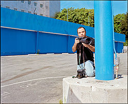 Henry Flores, Photographed for Das Magazine by Serge Hoeltschi. Henry Flores is quoted saying, "I am part of the entertainment industry and without me or without paparazzi out there, celebrities wouldn't be who they are." HenryFlores DasMagazine.jpg