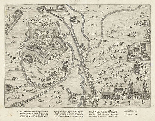 Het beleg van Coevorden (1592) door Prins Maurits en Willem Lodewijk - The siege of Coevorden in 1592 by Maurice and William-Louis of Naussau