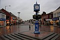 Clock in the pedestrianised part of High Street