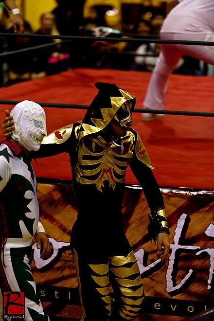 El Hijo de L.A. Park (in black and gold), participated in 2011. HijodeLAPark.jpg