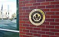 Gold LEED plaque at the w:Hillsboro Civic Center.