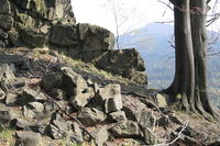 Gipfel des Himpelberg, Blick zum Großen Ahrenberg