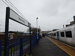 <span class="mw-page-title-main">Hornsey railway station</span> Railway station in London