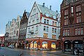 English: The houses next to the world heritage site of Bryggen in Bergen, Norway.