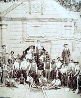 Pulacayo-Huanchaca-Mine etwa 1880