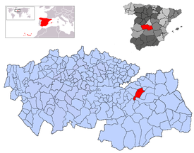 Situación dentro de la provincia de toledo