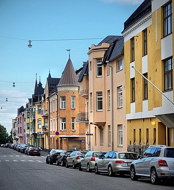 A view of Huvilakatu in Helsinki, 30th of July, 2022, Marit Henriksson