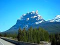 Icefields Parkway and hora Castle Mountain