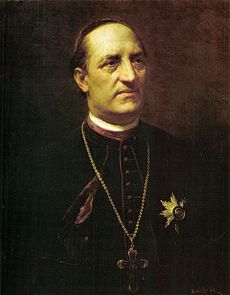 György Benczúr: Portrét Arnolda Ipolyiho, olej na plátne, 1892