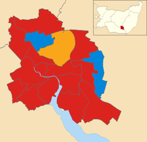 Ipswich UK ward map 2024.svg