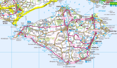 Isle of Wight OS OpenData map