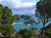 the Isola Bella at Taormina city Isola Bella Island Sicily.jpg