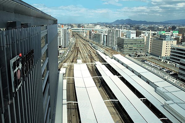Hakata Station overview, March 2011