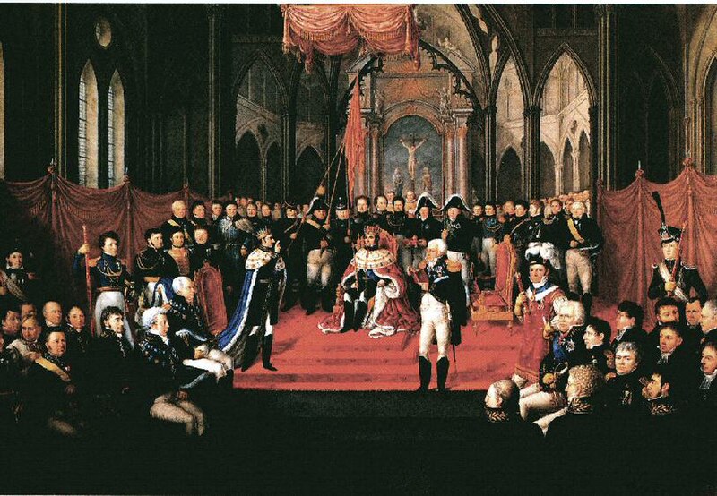 File:Jacob Munch - Carl XIV Johans kroning i Trondheim Domkirke 7. september 1818.jpg