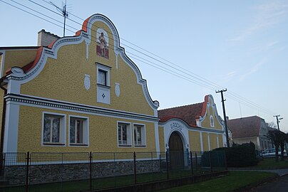 Maison d'inspiration baroque à Jamný.