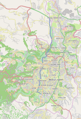 Location map ኢየሩሳሌም