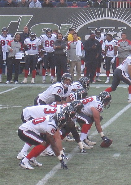 Carr under center for the Texans in 2006.