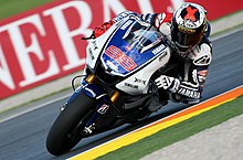 Jorge Lorenzo became the MotoGP world champion. Jorge Lorenzo (19478721).jpeg