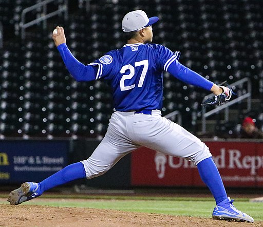 Julio Urías on April 28, 2016