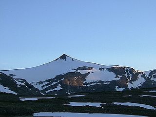 Karitinden mountain in Norway