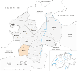 Ettingen - Localizazion