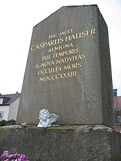 Tombe de Kaspar Hauser.